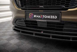 Cup Spoilerlippe Front Ansatz V.2 passend für Ford Transit Custom Mk1 Facelift / Tourneo Custom Mk1 Facelift schwarz Hochglanz