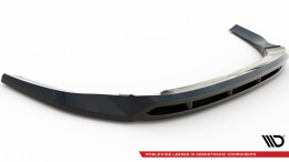 Cup Spoilerlippe Front Ansatz V.2 passend für Ford Transit Custom Mk1 Facelift / Tourneo Custom Mk1 Facelift schwarz Hochglanz