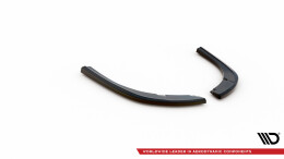 Heck Ansatz Flaps Diffusor passend für Ford Tourneo Custom Mk1 Facelift schwarz Hochglanz