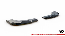 Heck Ansatz Flaps Diffusor für Mini Cooper S John Cooper Works F56 Facelift schwarz Hochglanz