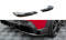Heck Ansatz Flaps Diffusor passend für Mini Cooper S John Cooper Works F55 Facelift schwarz Hochglanz