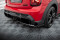 Street+ Heck Ansatz Flaps passend für Mini Cooper S John Cooper Works F55 FL schwarz Hochglanz