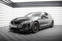 Front Flaps für BMW 4er Gran Coupe F36 schwarz Hochglanz