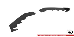 Front Flaps für BMW 4er Gran Coupe F36 schwarz Hochglanz