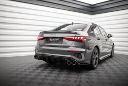 Heck Ansatz Diffusor passend für Audi S3 Limousine...