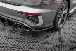 Heck Ansatz Flaps Diffusor V.2 passend für Audi S3...