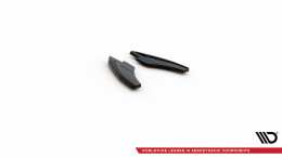 Heck Ansatz Flaps Diffusor V.2 passend für Audi S3 Limousine 8Y schwarz Hochglanz
