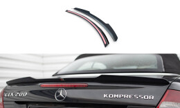 Heck Spoiler Aufsatz Abrisskante 3D für Mercedes-Benz CLK Cabrio A209 schwarz Hochglanz