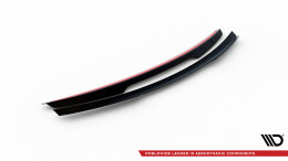 Heck Spoiler Aufsatz Abrisskante passend für Mercedes-Benz CLK Cabriolet A209 schwarz Hochglanz