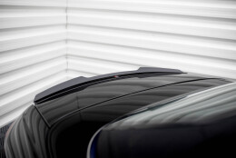 Heck Spoiler Aufsatz Abrisskante passend für Mercedes CLK Cabriolet A209 schwarz Hochglanz