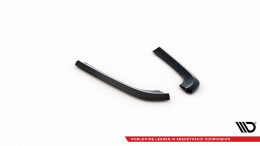 Heck Ansatz Flaps Diffusor V.1 passend für Mercedes-Benz CLK W209 schwarz Hochglanz