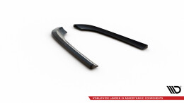Heck Ansatz Flaps Diffusor V.1 passend für Mercedes-Benz CLK W209 schwarz Hochglanz