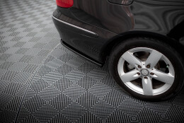 Street+ Heck Ansatz Flaps V.1 passend für Mercedes CLK W209 schwarz Hochglanz