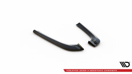 Heck Ansatz Flaps Diffusor V.2 passend für Mercedes-Benz CLK W209 schwarz Hochglanz