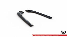 Heck Ansatz Flaps Diffusor V.2 passend für Mercedes-Benz CLK W209 schwarz Hochglanz