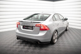 Heck Ansatz Flaps Diffusor für Volvo S60 R-Design...