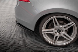 Heck Ansatz Flaps Diffusor passend für Volvo S60 R-Design Mk2 schwarz Hochglanz