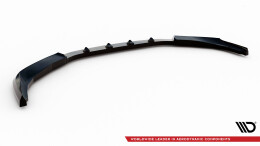 Cup Spoilerlippe Front Ansatz V.3 passend für BMW M2 G87 schwarz Hochglanz