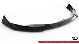 Cup Spoilerlippe Front Ansatz V.5 passend für BMW M2 G87 schwarz Hochglanz