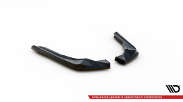 Heck Ansatz Flaps Diffusor V.1 passend für BMW M2 G87 schwarz Hochglanz