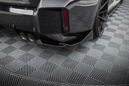Heck Ansatz Flaps Diffusor V.2 passend für BMW M2 G87 schwarz Hochglanz