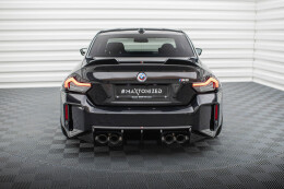 Heck Ansatz Diffusor V.1 für BMW M2 G87 schwarz Hochglanz
