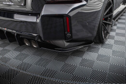 Heck Ansatz Flaps Diffusor V.3 passend für (passend für heckansatz v.1) BMW M2 G87 schwarz Hochglanz
