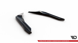Heck Ansatz Flaps Diffusor V.3 passend für (passend für heckansatz v.1) BMW M2 G87 schwarz Hochglanz