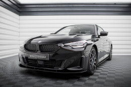 Street Pro Cup Spoilerlippe Front Ansatz für BMW 2 Coupe G42 SCHWARZ