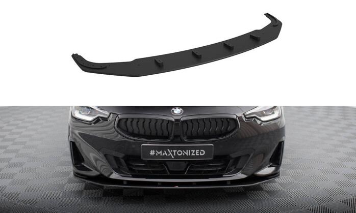 Street Pro Cup Spoilerlippe Front Ansatz passend für BMW 2 Coupe G42 rot