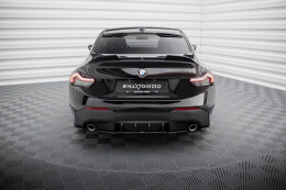 Street Pro Heckschürze Heck Ansatz Diffusor für BMW 2 Coupe G42 schwarz