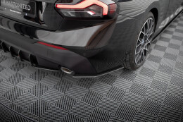 Street Pro Heck Ansatz Flaps Diffusor für BMW 2 Coupe G42 schwarz