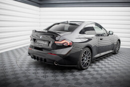 Street Pro Heck Ansatz Flaps Diffusor passend für BMW 2 Coupe G42 rot