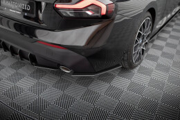 Street Pro Heck Ansatz Flaps Diffusor passend für BMW 2 Coupe G42 rot