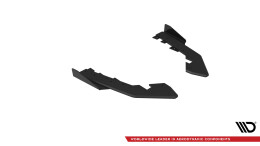 Street Pro Heck Ansatz Flaps Diffusor passend für BMW 2 Coupe G42 rot+ Hochglanz Flaps