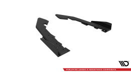 Street Pro Heck Ansatz Flaps Diffusor passend für BMW 2 Coupe G42 rot+ Hochglanz Flaps
