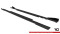 Street Pro Seitenschweller Ansatz Cup Leisten passend für BMW 2 Coupe G42 SCHWARZ+ HOCHGLANZ FLAPS