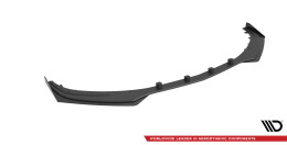 Street Pro Cup Spoilerlippe Front Ansatz passend für Mercedes-AMG C63 Limousine / Kombi W205 Facelift SCHWARZ+ HOCHGLANZ FLAPS