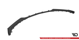 Street Pro Cup Spoilerlippe Front Ansatz passend für Mercedes-AMG C63 Limousine / Kombi W205 Facelift SCHWARZ+ HOCHGLANZ FLAPS