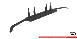 Street Pro Heckschürze Heck Ansatz Diffusor passend für Mercedes-AMG C63 Limousine / Kombi W205 Facelift SCHWARZ