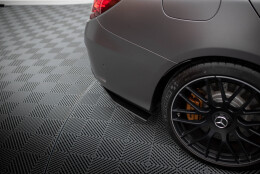 Street Pro Heck Ansatz Flaps Diffusor passend für Mercedes-AMG C63 Limousine / Kombi W205 Facelift rot