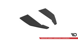 Street Pro Heck Ansatz Flaps Diffusor passend für Mercedes-AMG C63 Limousine / Kombi W205 Facelift rot