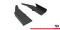 Street Pro Heck Ansatz Flaps Diffusor passend für Mercedes-AMG C63 Limousine / Kombi W205 Facelift rot+ Hochglanz Flaps