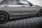 Street Pro Seitenschweller Ansatz Cup Leisten passend für Mercedes-AMG C63 Limousine / Kombi W205 Facelift SCHWARZ+ HOCHGLANZ FLAPS