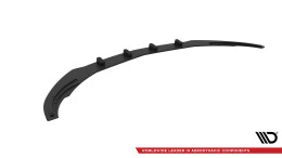 Street Pro Cup Spoilerlippe Front Ansatz passend für Mercedes-Benz A AMG-Line W176 Facelift SCHWARZ
