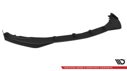 Street Pro Cup Spoilerlippe Front Ansatz passend für Mercedes-Benz A AMG-Line W176 Facelift SCHWARZ+ HOCHGLANZ FLAPS