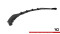 Street Pro Cup Spoilerlippe Front Ansatz passend für Mercedes-Benz A AMG-Line W176 Facelift SCHWARZ+ HOCHGLANZ FLAPS