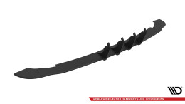 Street Pro Heckschürze Heck Ansatz Diffusor passend für Mercedes A AMG-Line W176 FL schwarz-rot