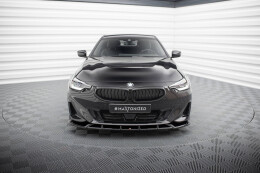 Cup Spoilerlippe Front Ansatz V.2 für BMW 2 Coupe G42 schwarz Hochglanz