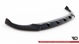 Cup Spoilerlippe Front Ansatz V.2 passend für BMW 2 Coupe G42 schwarz Hochglanz